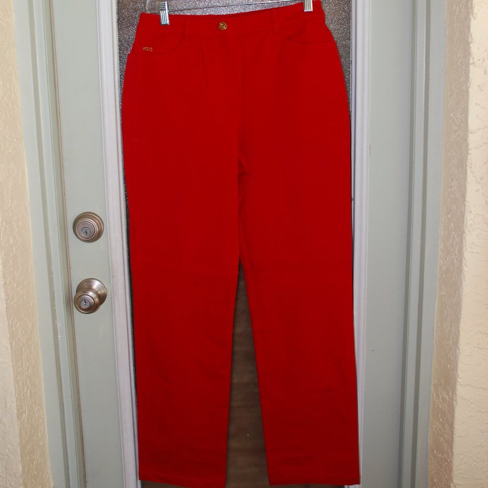 St John New with Tags Red Jeans